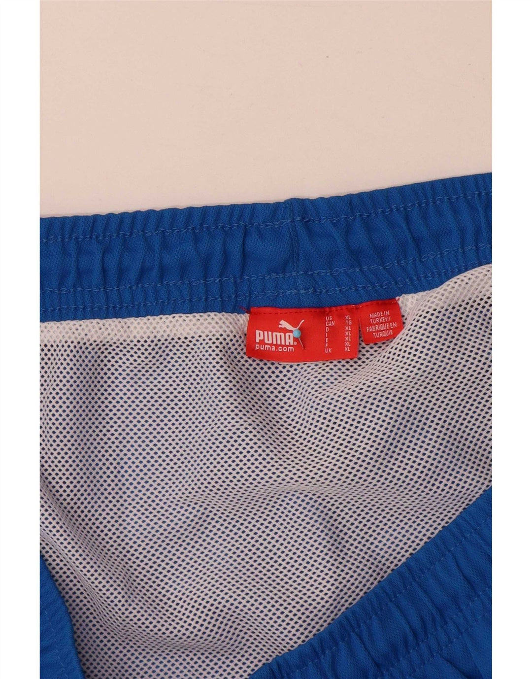 Puma Short de Sport Graphique Homme XL Bleu