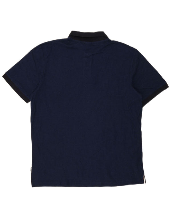 Hugo Boss Polo Slim Fit 2XL en coton bleu marine pour homme