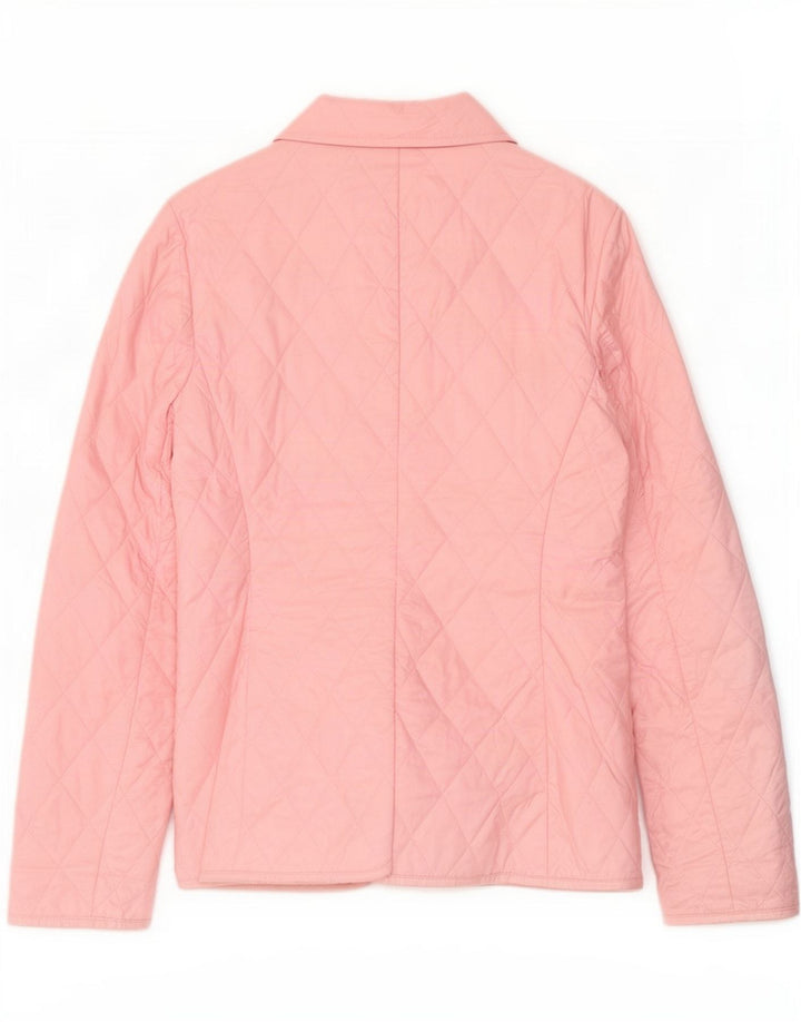 Marks & Spencer Veste matelassée pour femme UK 10 Petit Rose Polyester