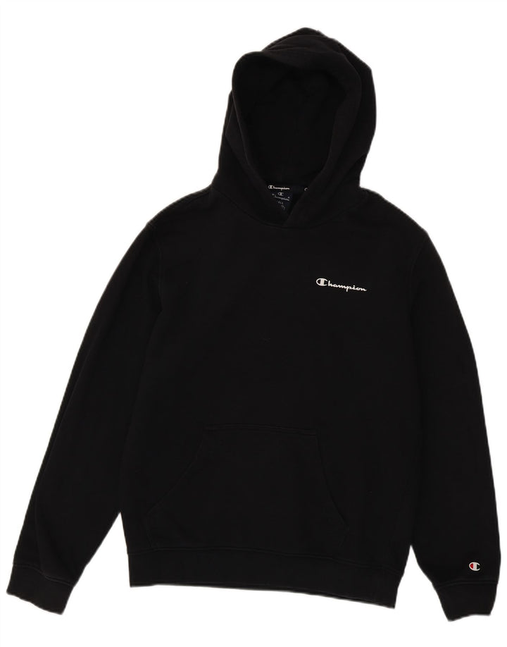 CHAMPION Pull à capuche homme petit coton noir