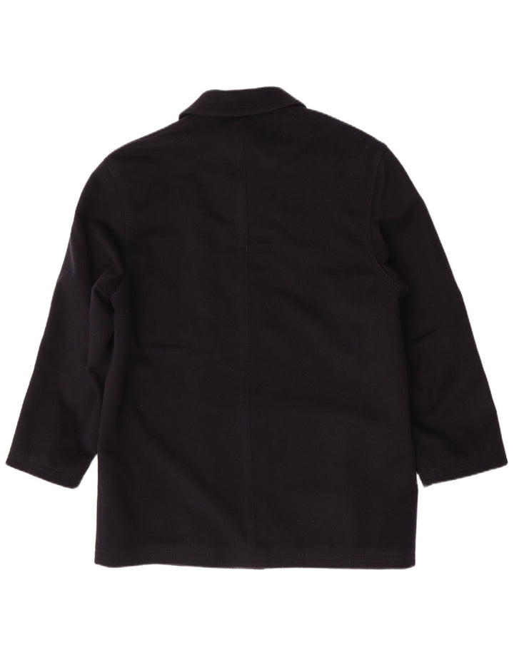 Rehbochloden Pardessus Homme IT 46 Small Bleu Marine Laine