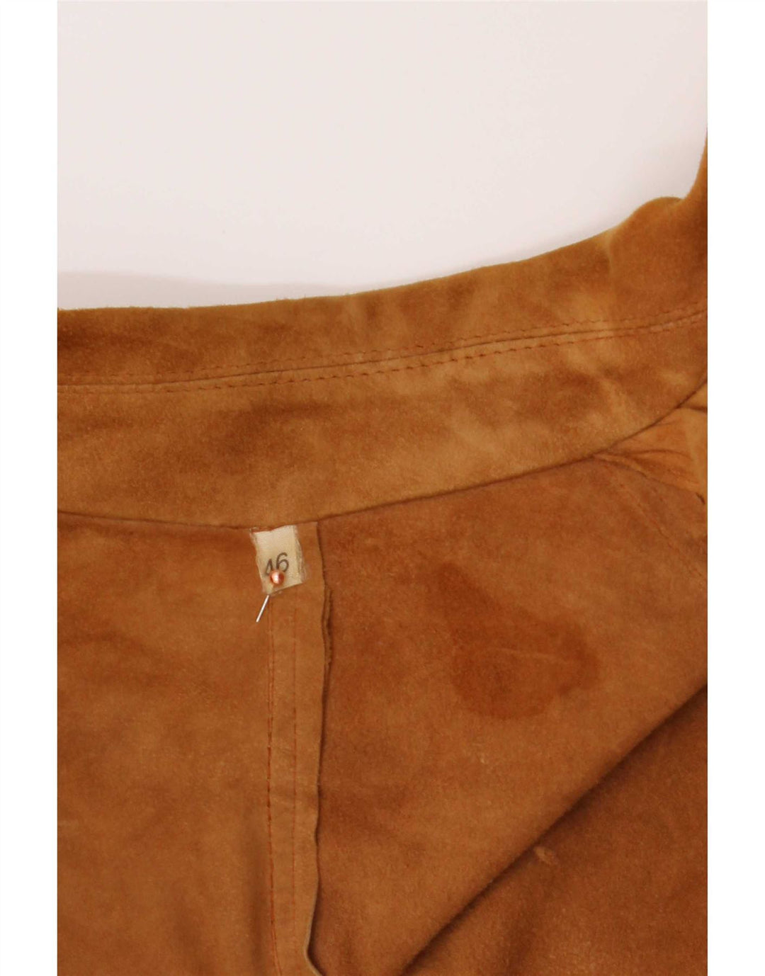 veste en daim homme vintage IT46 Petit Beige