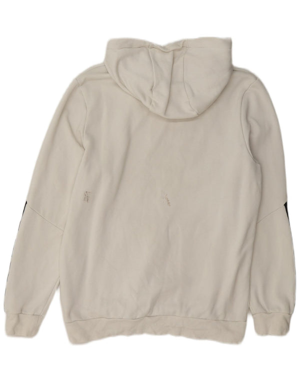 Puma Pull à Capuche Graphic Homme Blanc Moyen Coton Colorblock