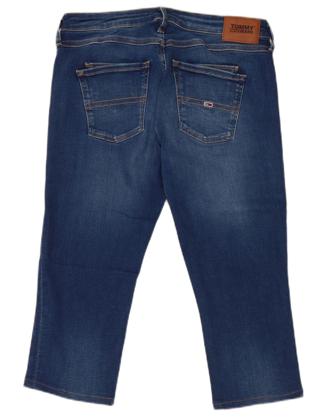 Tommy Hilfiger Jean Capri Femme W30 L18 Bleu Coton