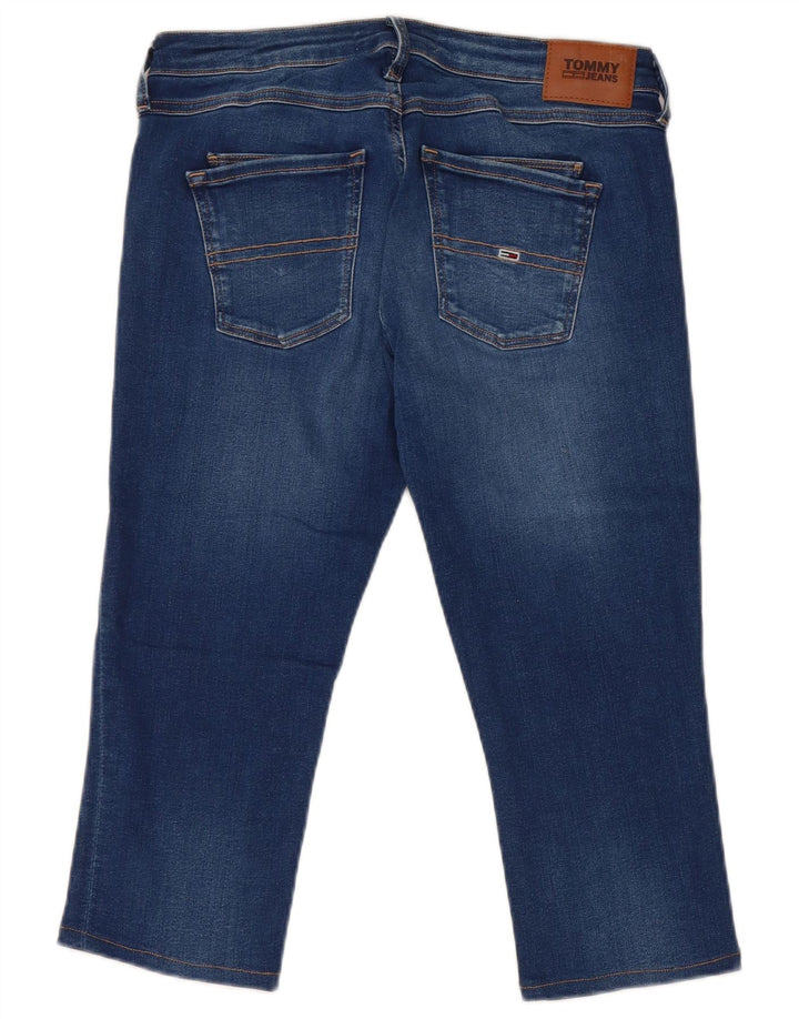 Tommy Hilfiger Jean Capri Femme W30 L18 Bleu Coton