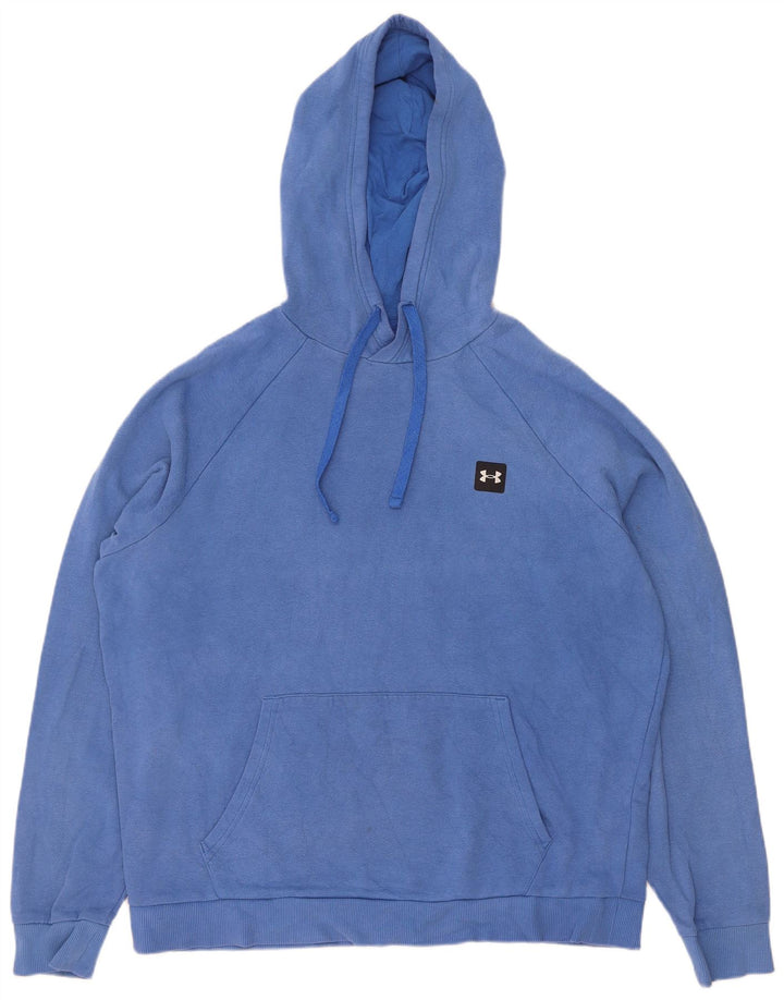 Under Armour Pull à capuche pour homme en coton bleu Taille L