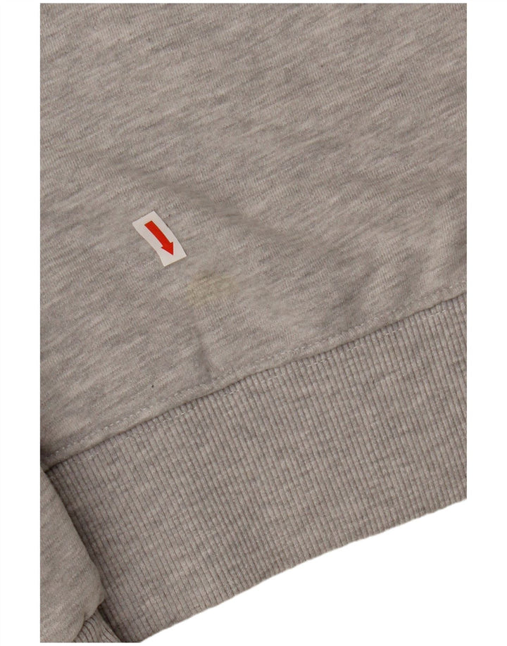 Superdry Sweat-Shirt Graphique en Coton Chiné Gris Moyen Homme