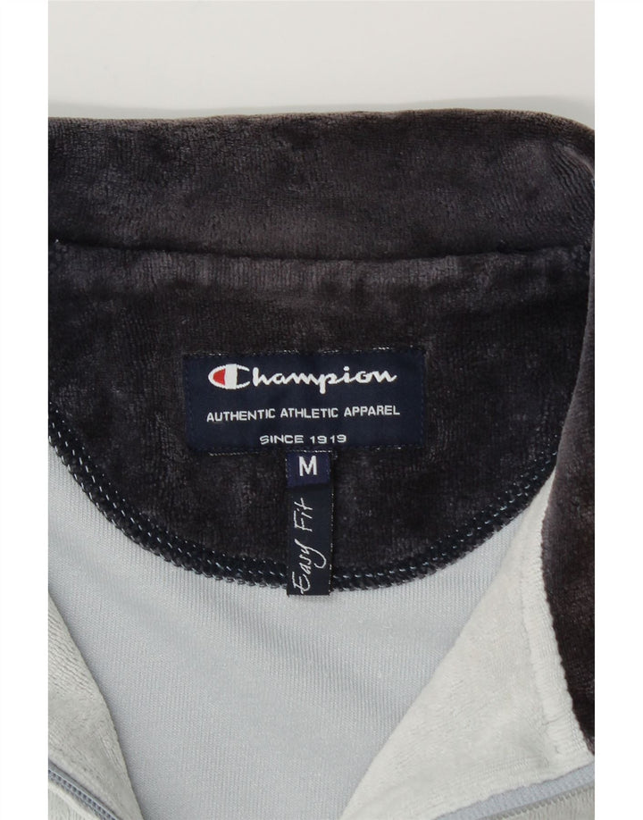 Champion Veste de survêtement en velours pour femme UK 14 Bleu moyen