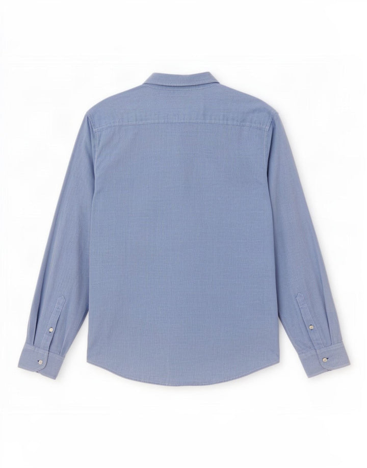 Dack's Chemise Slim Fit Homme Bleu Coton