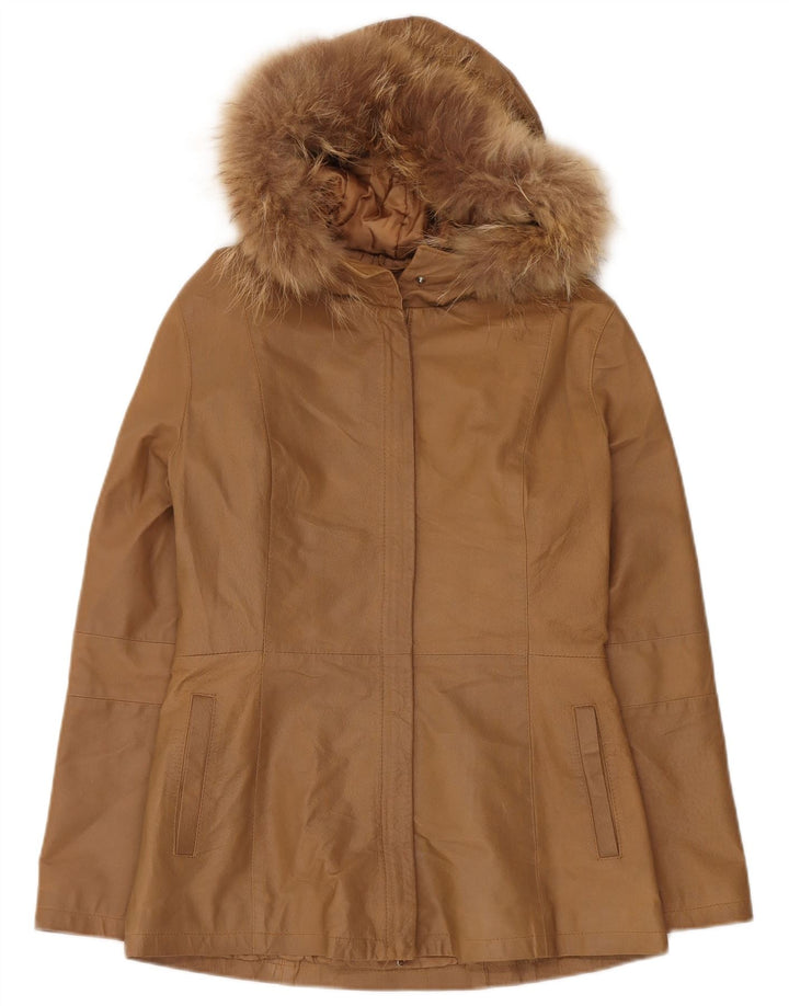 Conbipel Veste coupe-vent à capuche Free Heron pour femme IT 44 Beige moyen