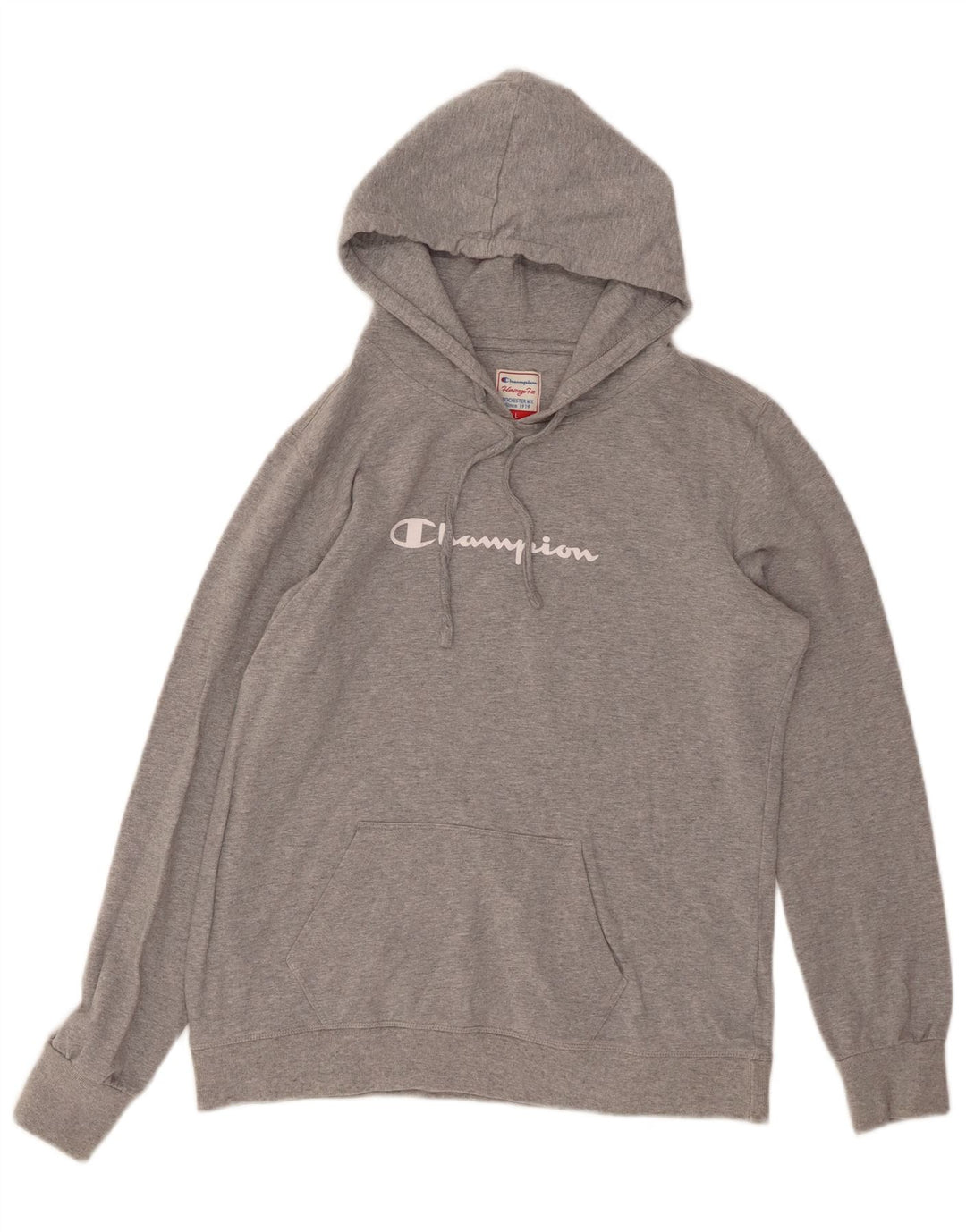 CHAMPION Pull à capuche graphique Heritage Fit pour femme UK 14 Large Gris