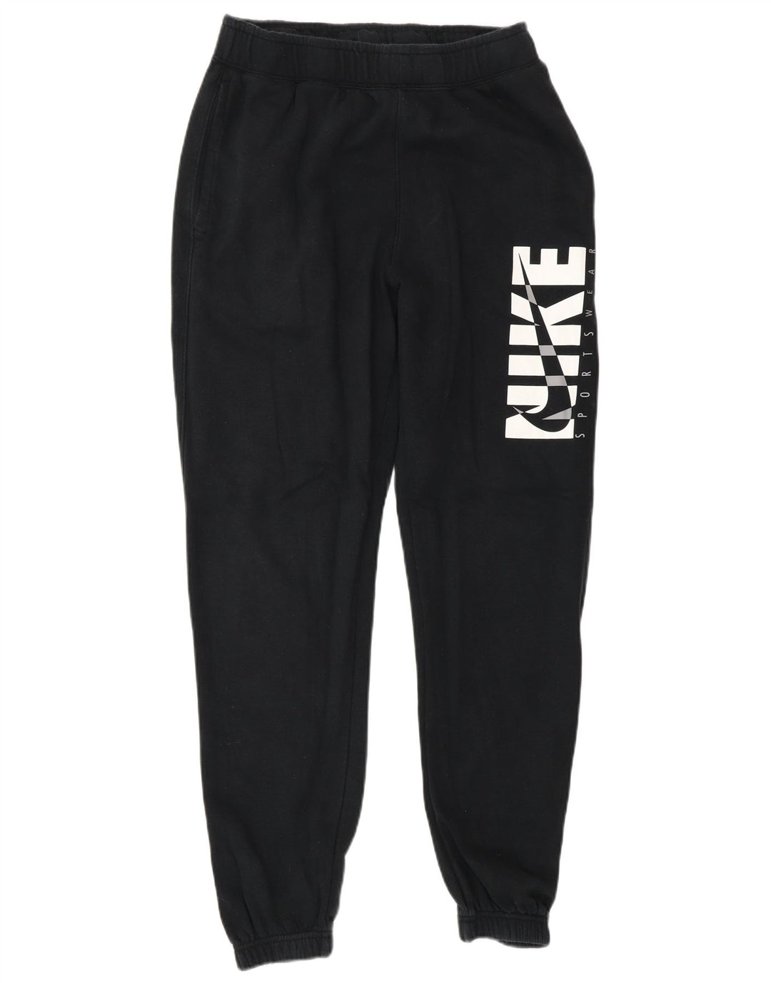Nike Pantalon de survêtement graphique pour homme Taille S en coton noir