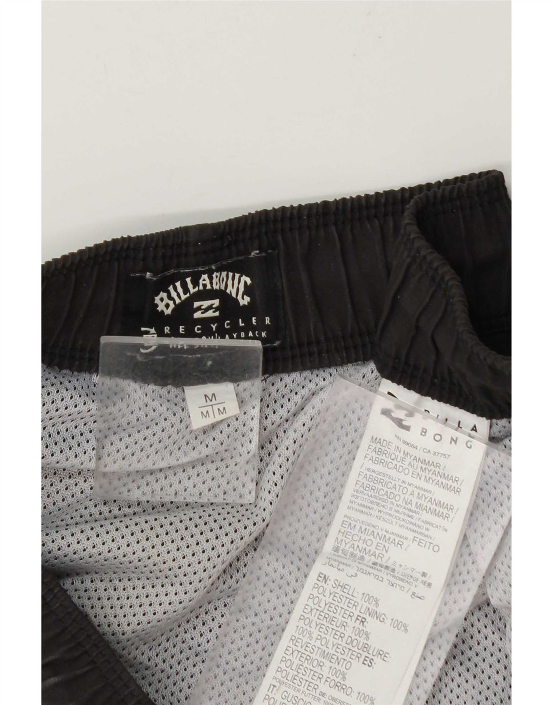 Billabong Short de sport pour femme UK 14 Gris moyen Polyester
