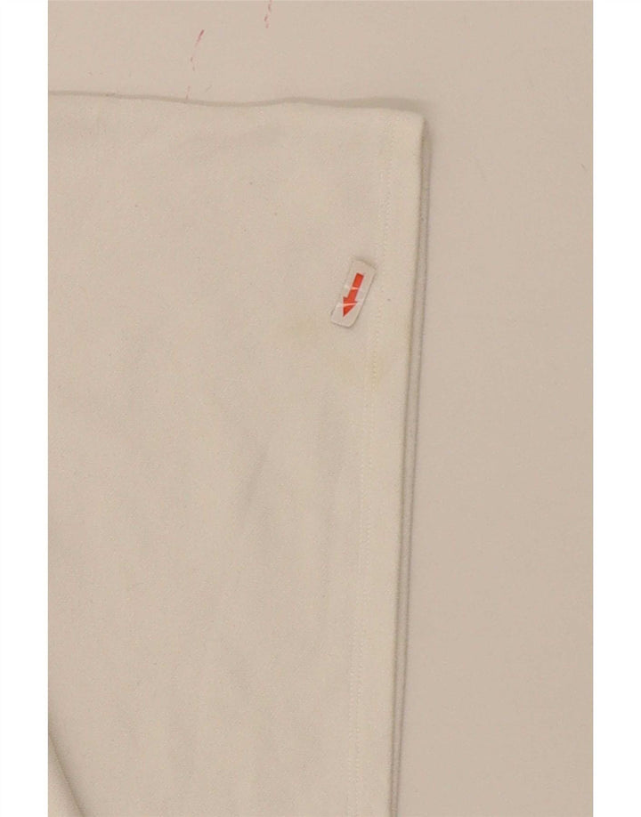 Champion Haut court surdimensionné à manches longues pour femme UK 10 Petit Blanc