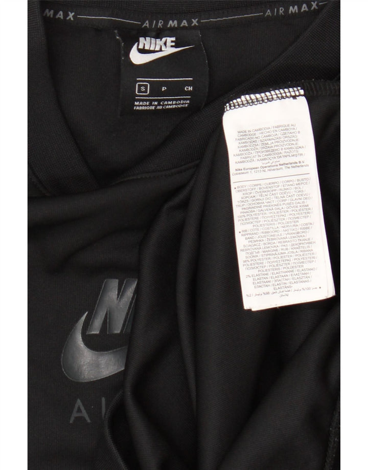 Nike Sweat-shirt graphique pour homme Petit Noir Polyester