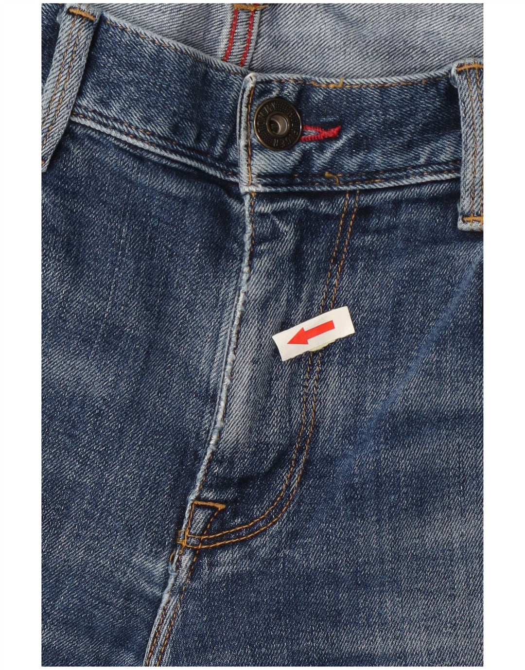 Tommy Hilfiger Jean Slim Homme W36 L30 Bleu Coton