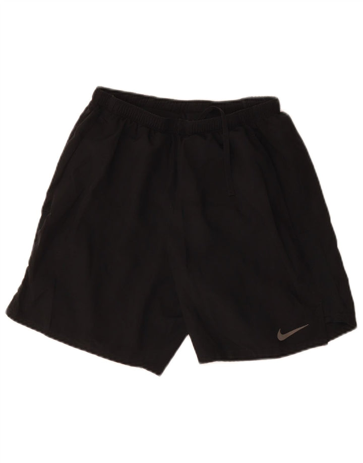 NIKE Short de sport Dri Fit pour femme UK 8 Small Noir Polyester