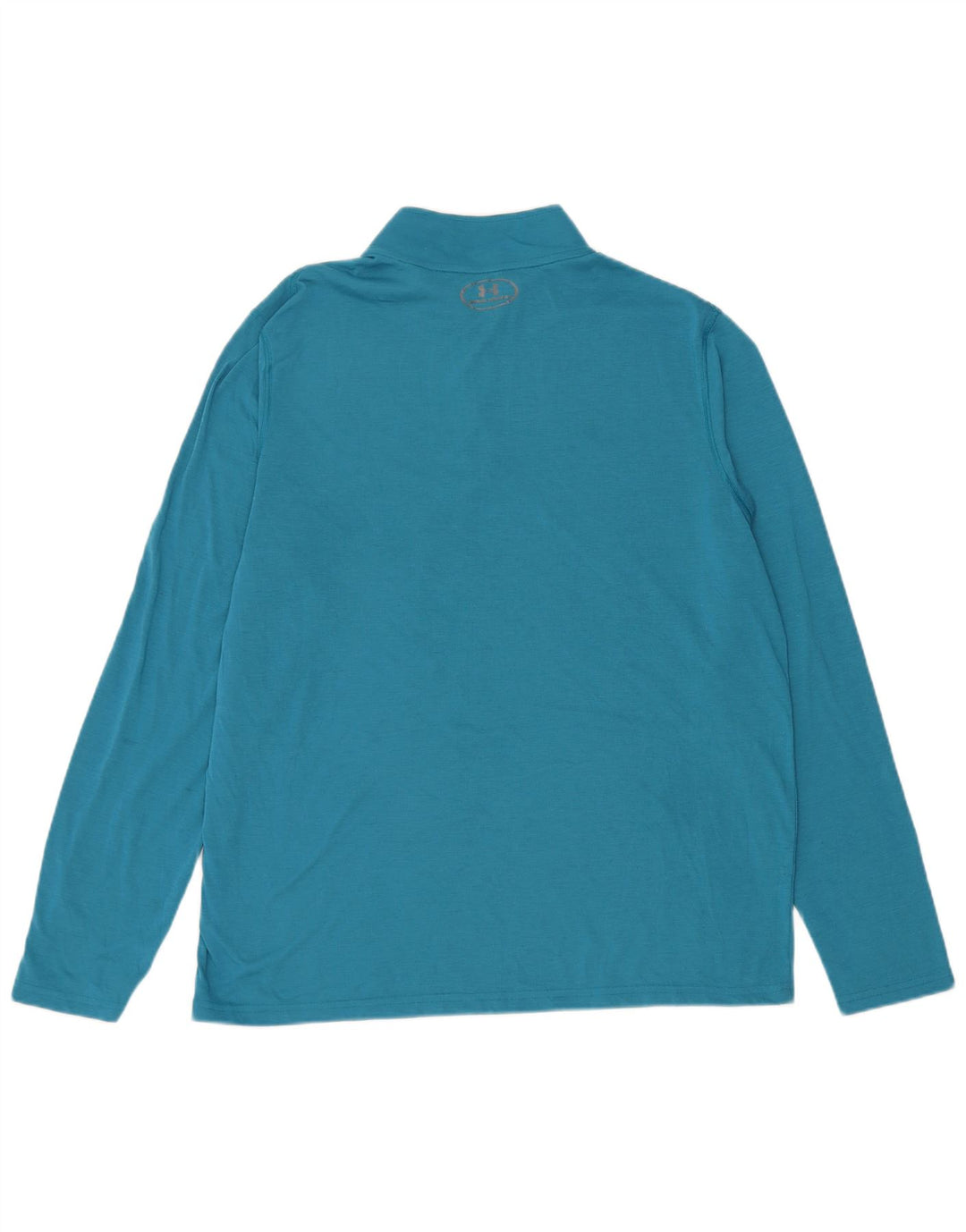 Under Armour Haut de Survêtement Heat Gear Zip Neck Pull Homme Bleu Moyen
