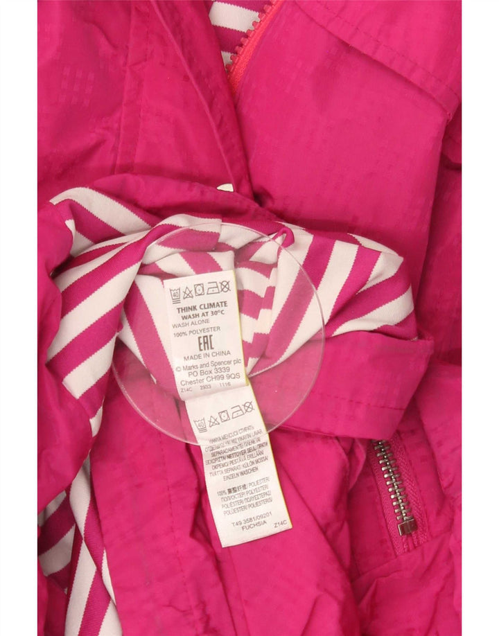Marks & Spencer Veste coupe-vent pour femme UK 16 Large Rose Polyester