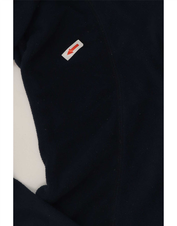 Columbia Pull polaire à col zippé pour homme, taille L, bleu marine, polyester