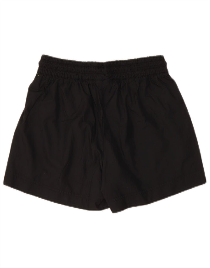 NIKE Short de sport pour femme UK 6 XS Noir Colorblock Polyester