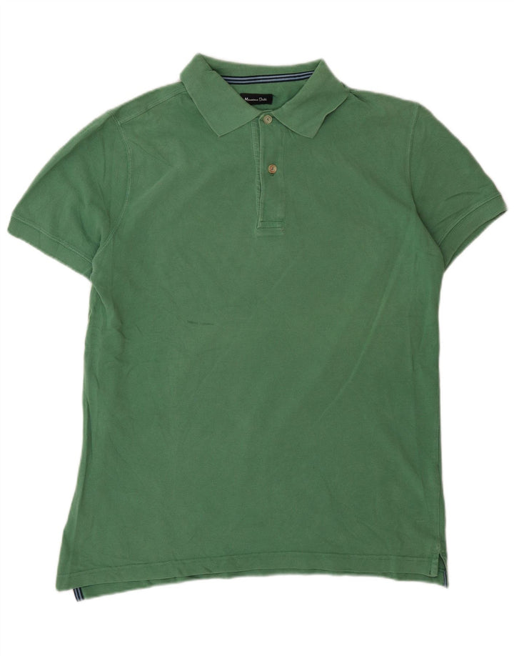 Massimo Dutti Polo Homme Vert Moyen