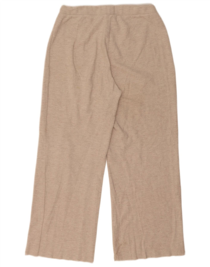 Pantalon de survêtement Zara Femme UK 14 Large Beige Polyester