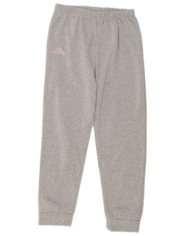 Kappa Pantalon de survêtement pour femme Joggers UK 14 Large Gris Polyester