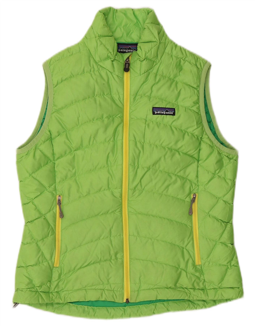 Patagonia Gilet rembourré pour femme UK 10 Small Vert Polyester
