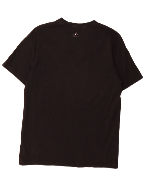 Adidas T-Shirt Graphique Garçon 15-16 ans Noir Coton