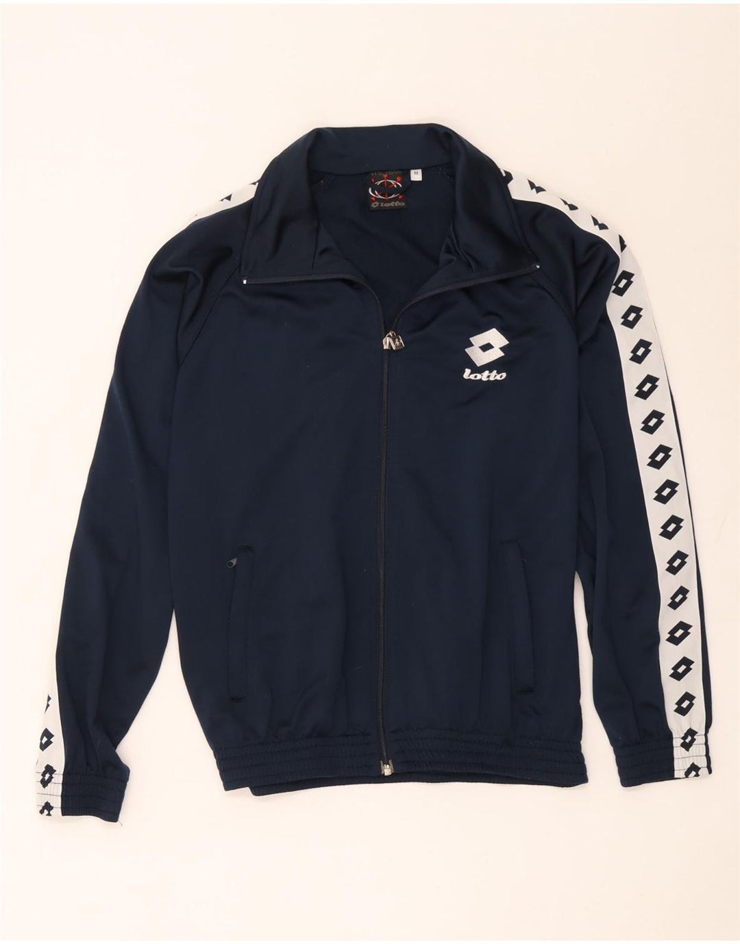 Lotto Veste de Survêtement Graphique Homme Bleu Marine Moyen Colourblock
