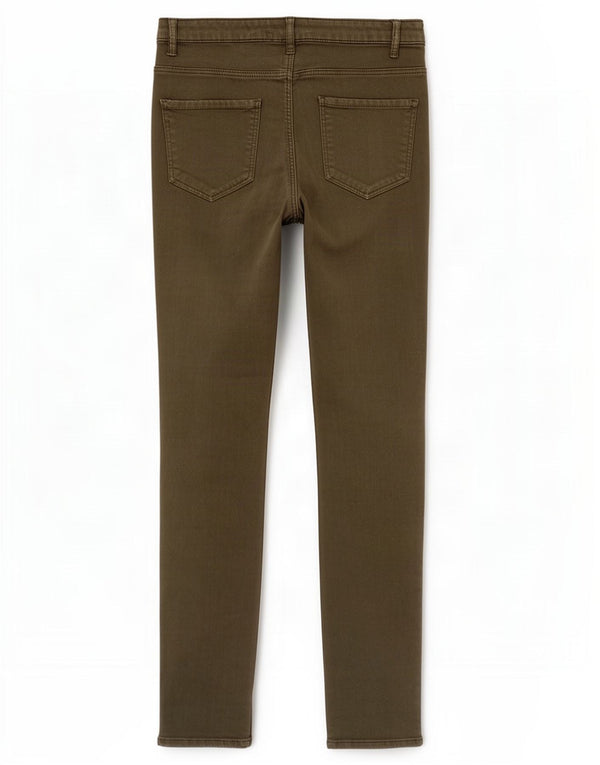 Zara Jean skinny pour femme EU 40 Medium W30 L27 Kaki