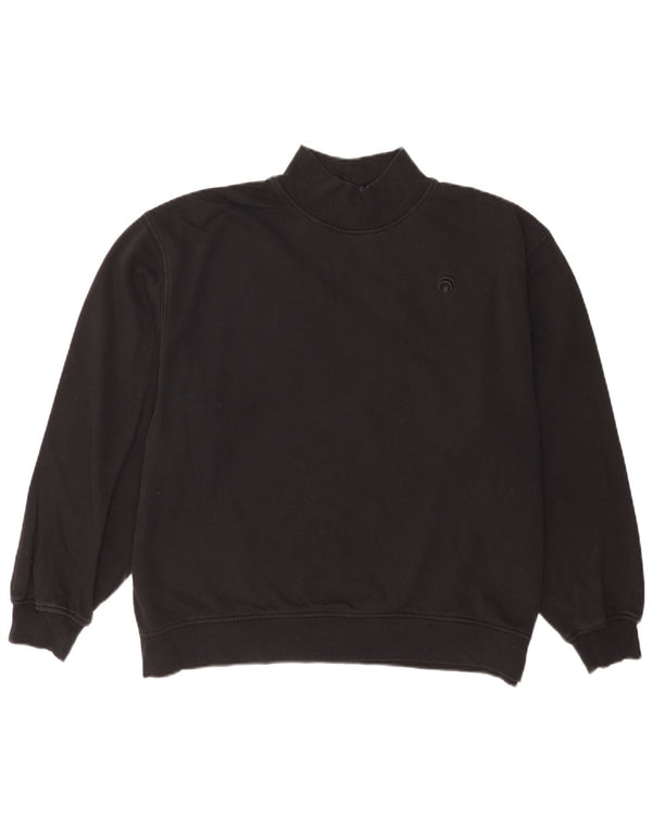 Oceansapart Sweat-shirt pour homme en coton noir moyen