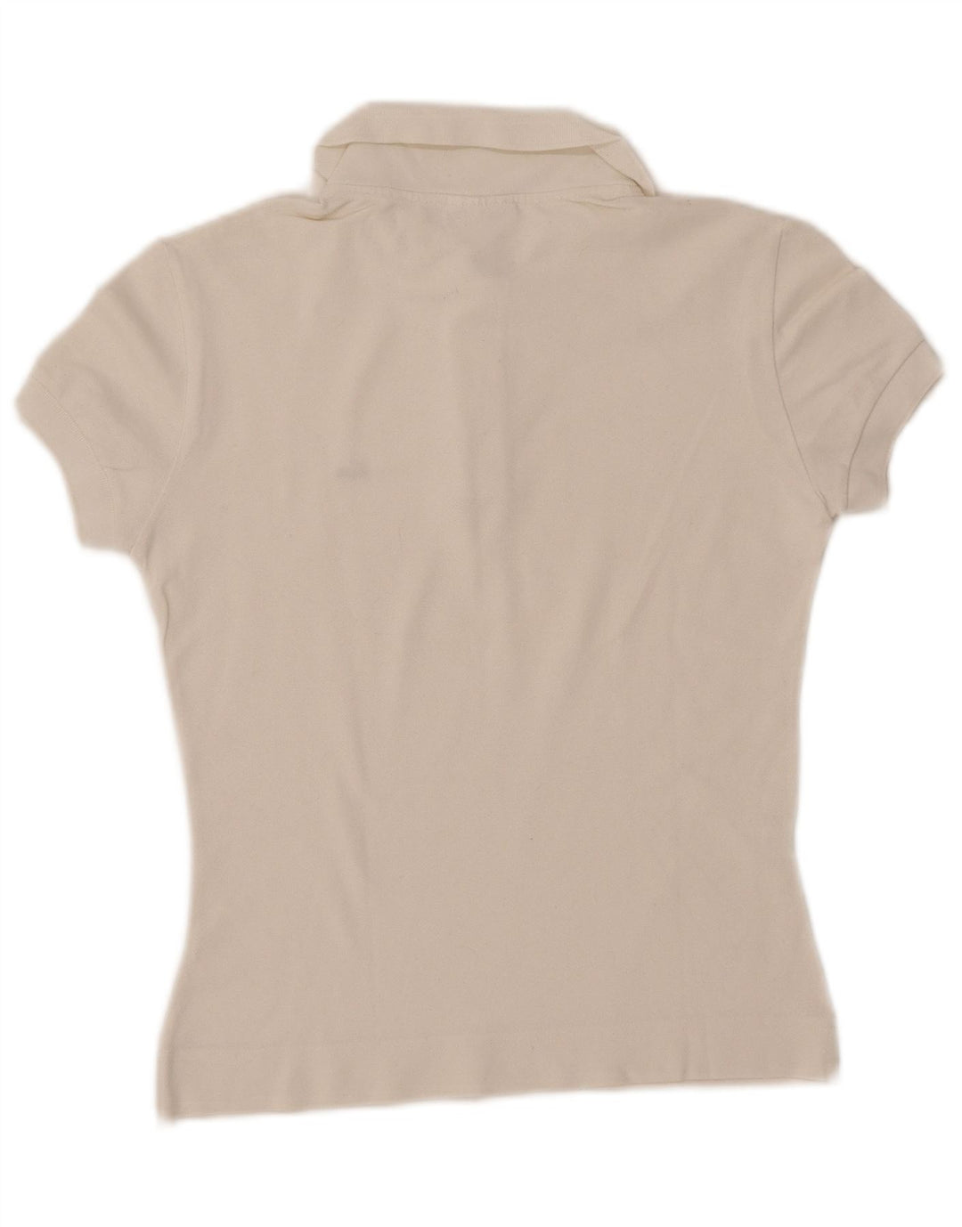 LACOSTE Polo Femme Taille 38 Coton Blanc Moyen