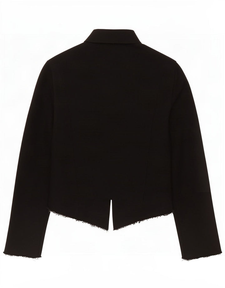 Zara Veste Boléro Femme UK 14 Large Noir