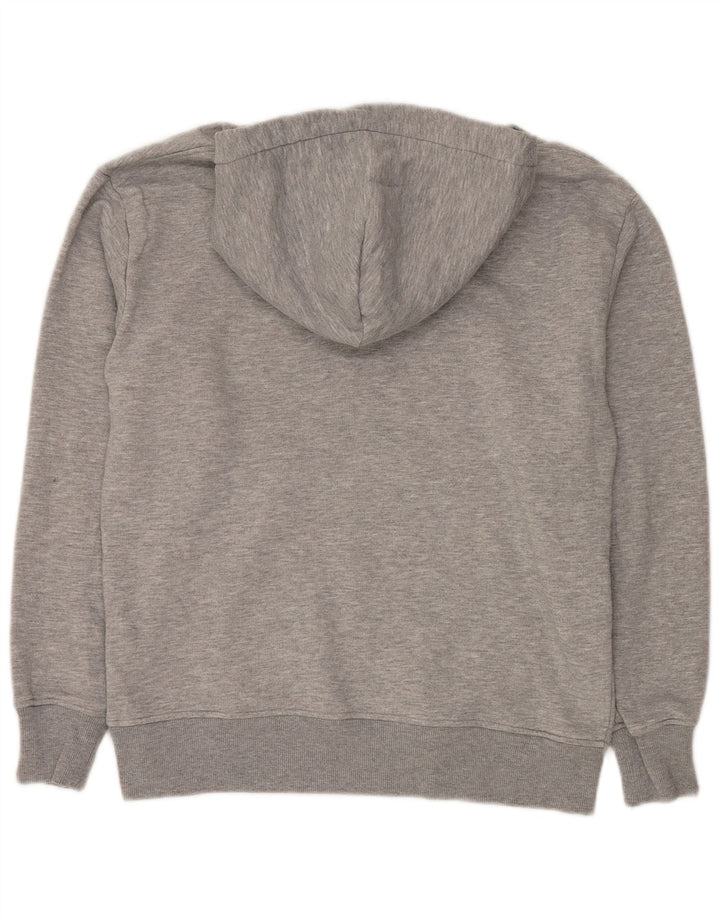 Zara Pull À Capuche Homme Gris Moyen Moucheté Polyester