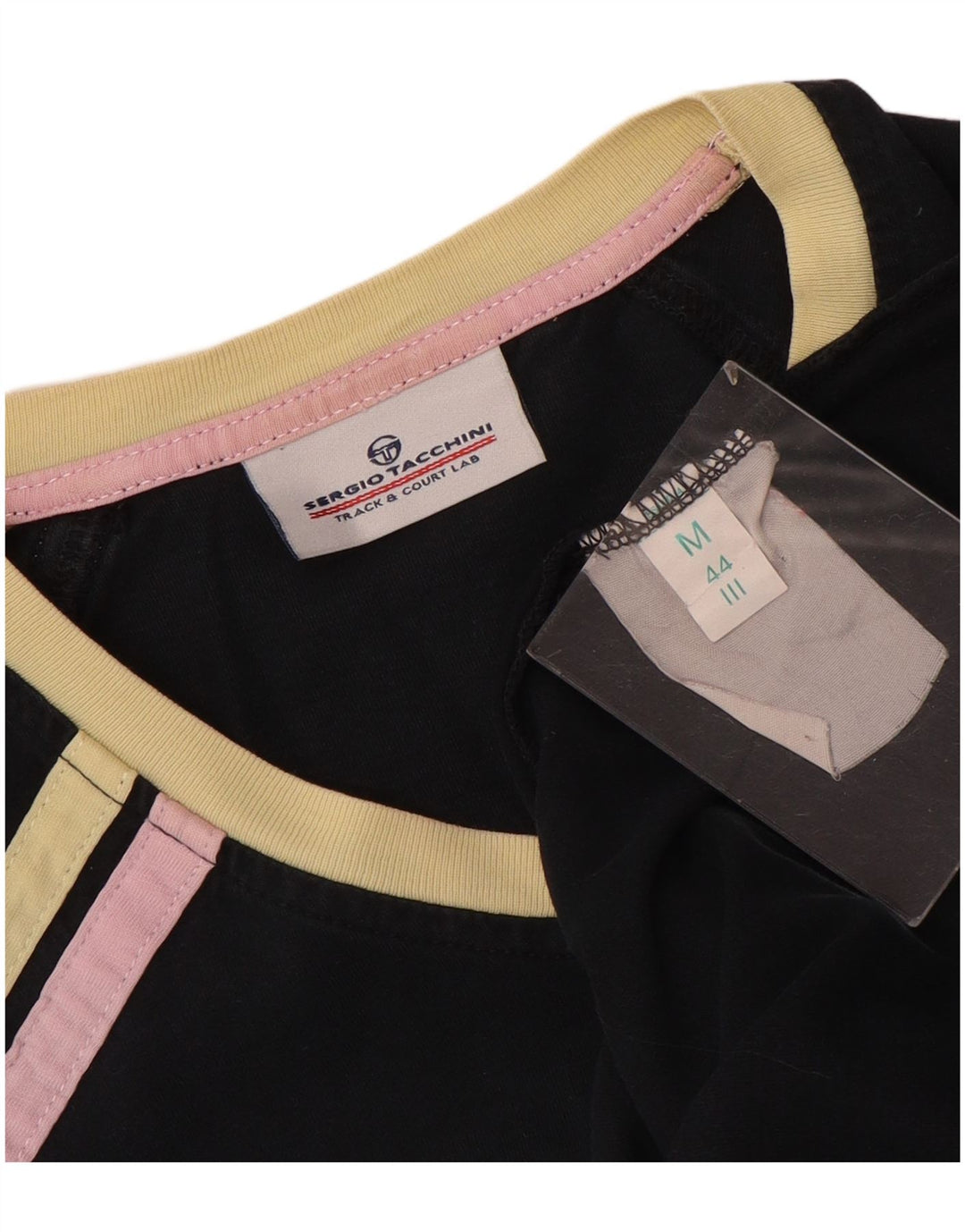 Sergio Tacchini Haut Graphique Femme Manches Longues IT 44 Medium Noir