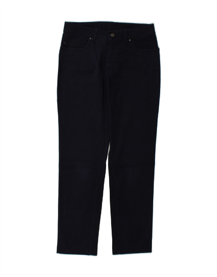 TRUSSARDI Womens Straight Jeans W30 L30 Navy Blue Cotton Vintage Trussardi and Second-Hand Trussardi from Messina Hembry 