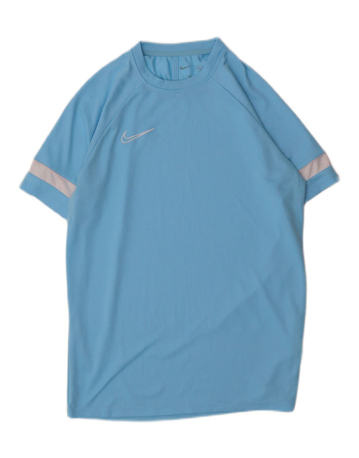 NIKE T-shirt Dri Fit pour hommes en polyester color block grand bleu