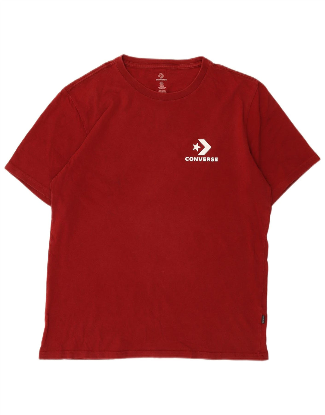 CONVERSE T-Shirt Homme Petit Rouge Coton