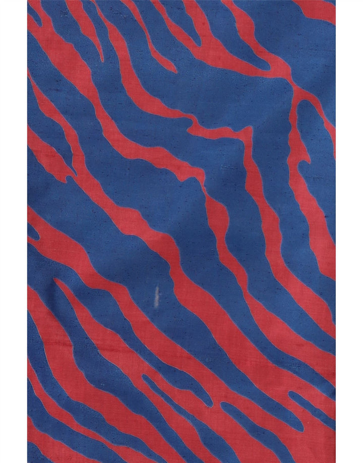 VINTAGE Pantalon Chino Droit Femme W30 L29 Bleu Rayé