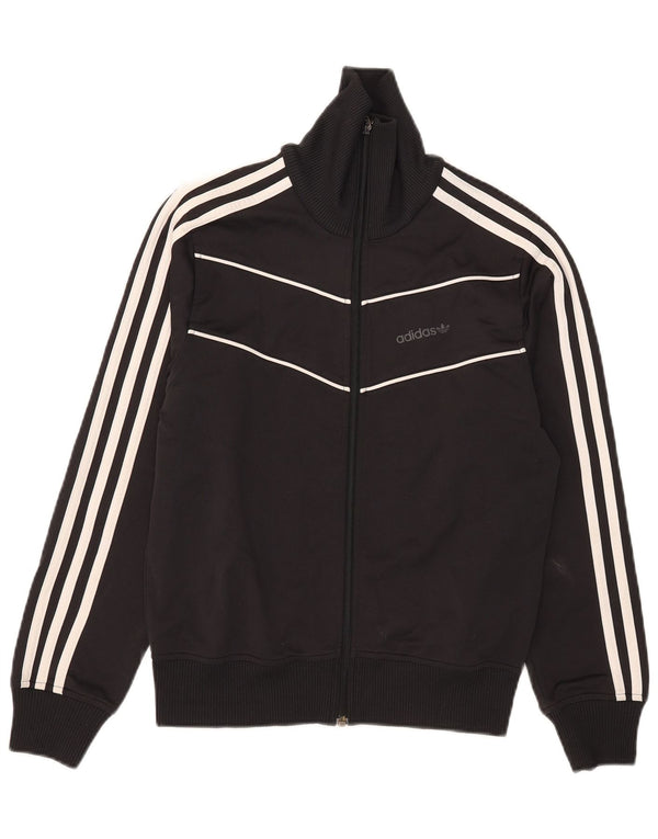 Adidas Veste de survêtement pour femme UK 14 Medium Noir Polyester