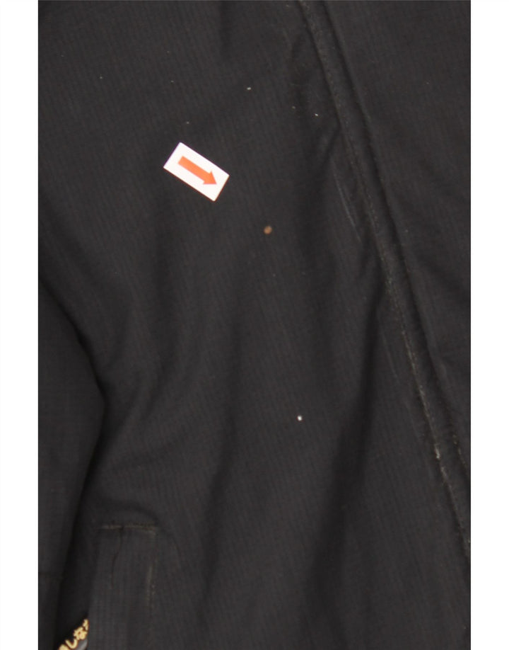 SUPERDRY Veste coupe-vent à capuche pour homme UK 38 Medium Noir