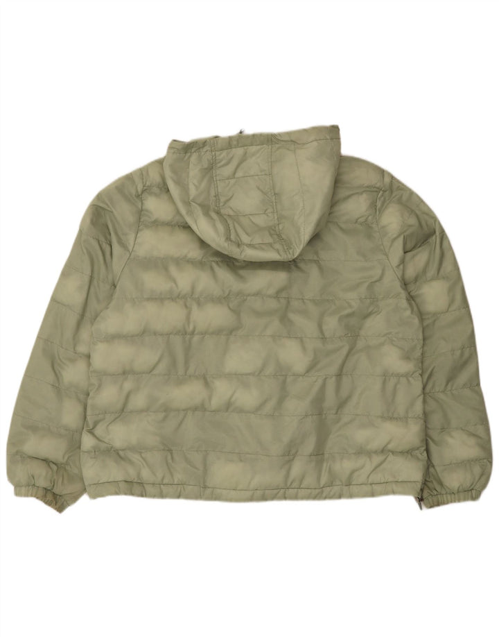 Levi's Veste matelassée à capuche Femme UK 18 XL Vert Polyester