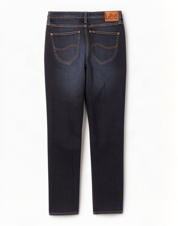Lee Jean Austin Tapered Homme W34 L32 Bleu Marine Coton