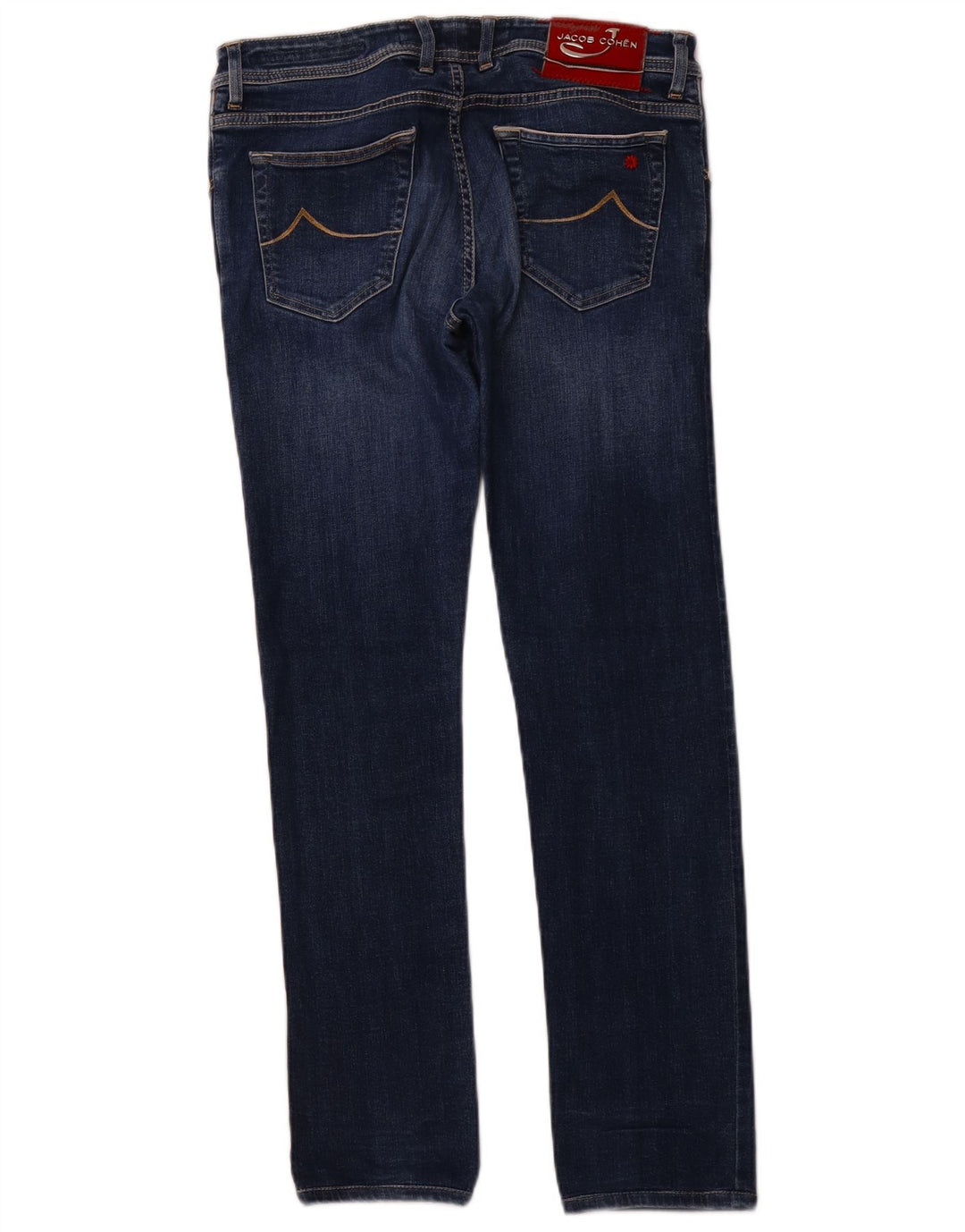 JACOB COHEN Jean Slim Femme W32 L29 Bleu Marine Coton