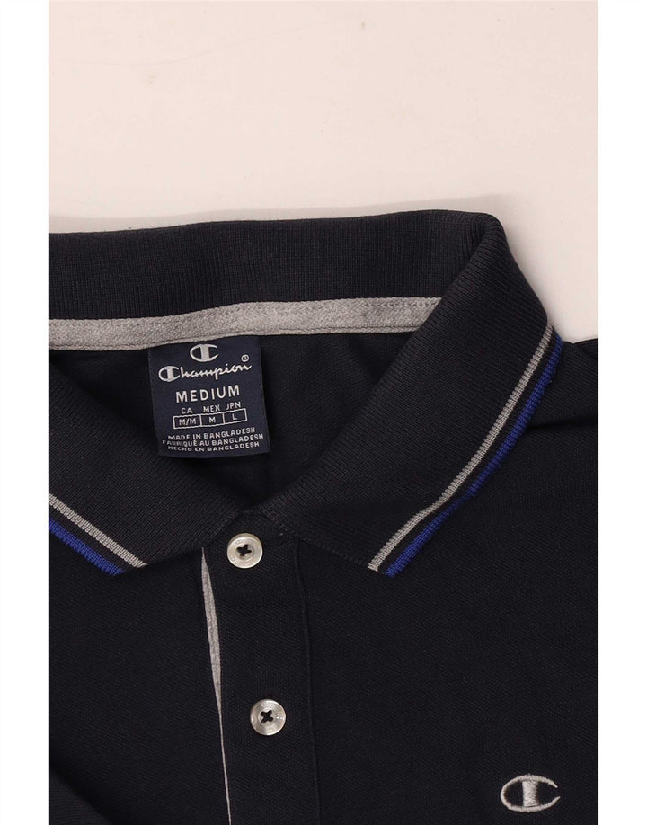 Champion Polo Homme Rayé Bleu Marine Moyen