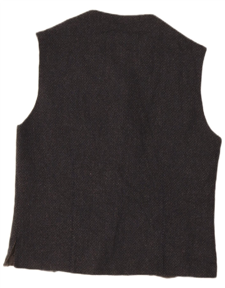 vintage Mens Utility Gilet UK 36 Petit Gris