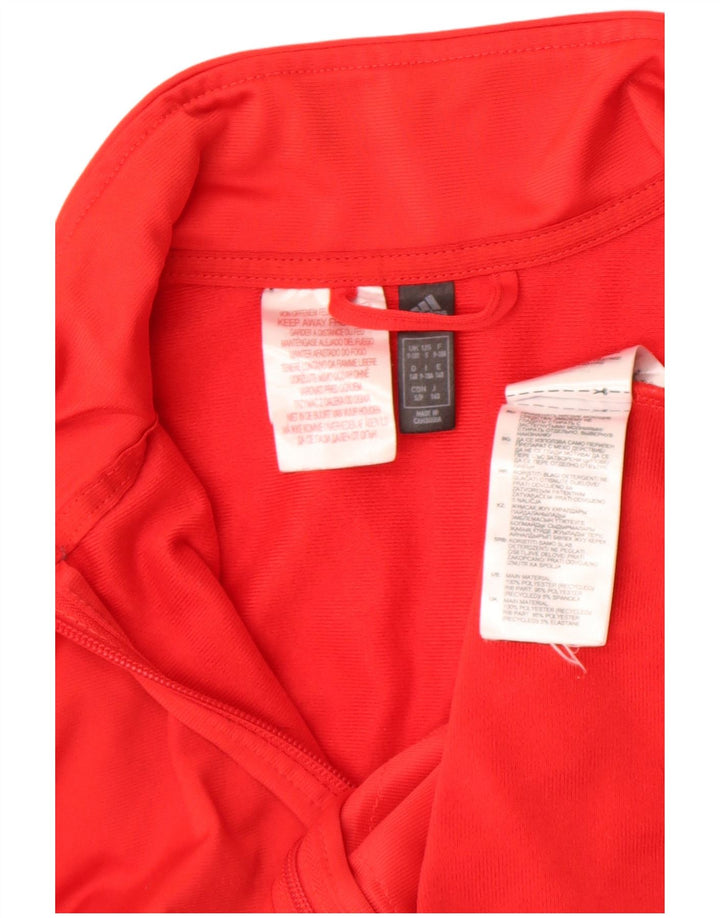 Veste de survêtement Adidas Garçon 9-10 ans Rouge Polyester