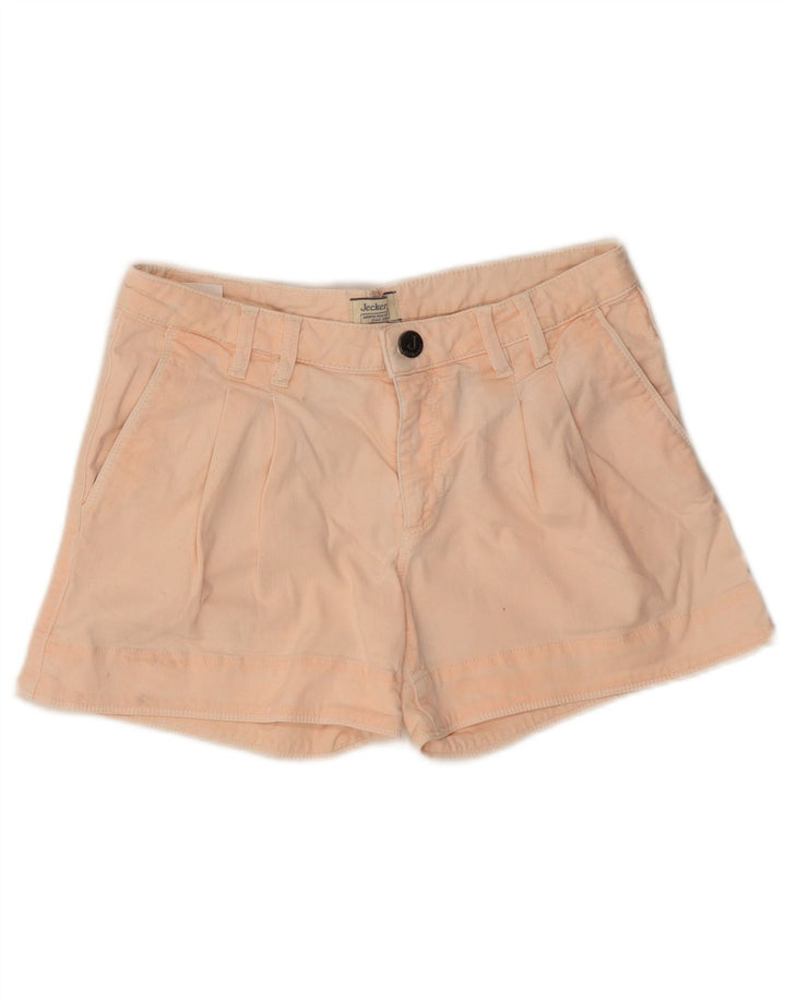 Jeckerson Short en jean chevillé W28 pour femme en coton rose moyen